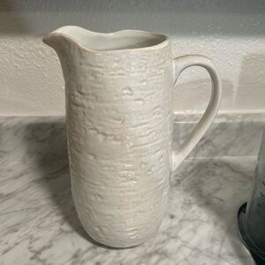 Stoneware pitcher